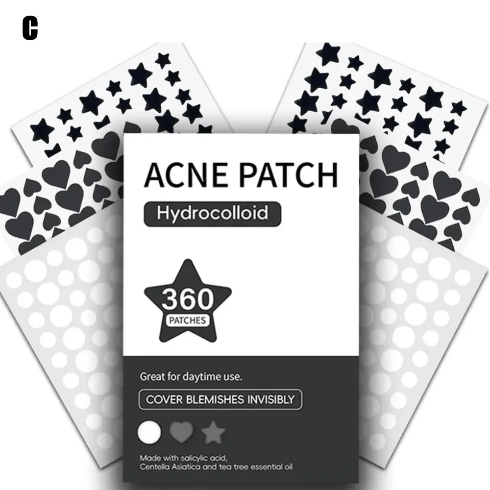 Invisible Hydrocolloid Blemish Patches