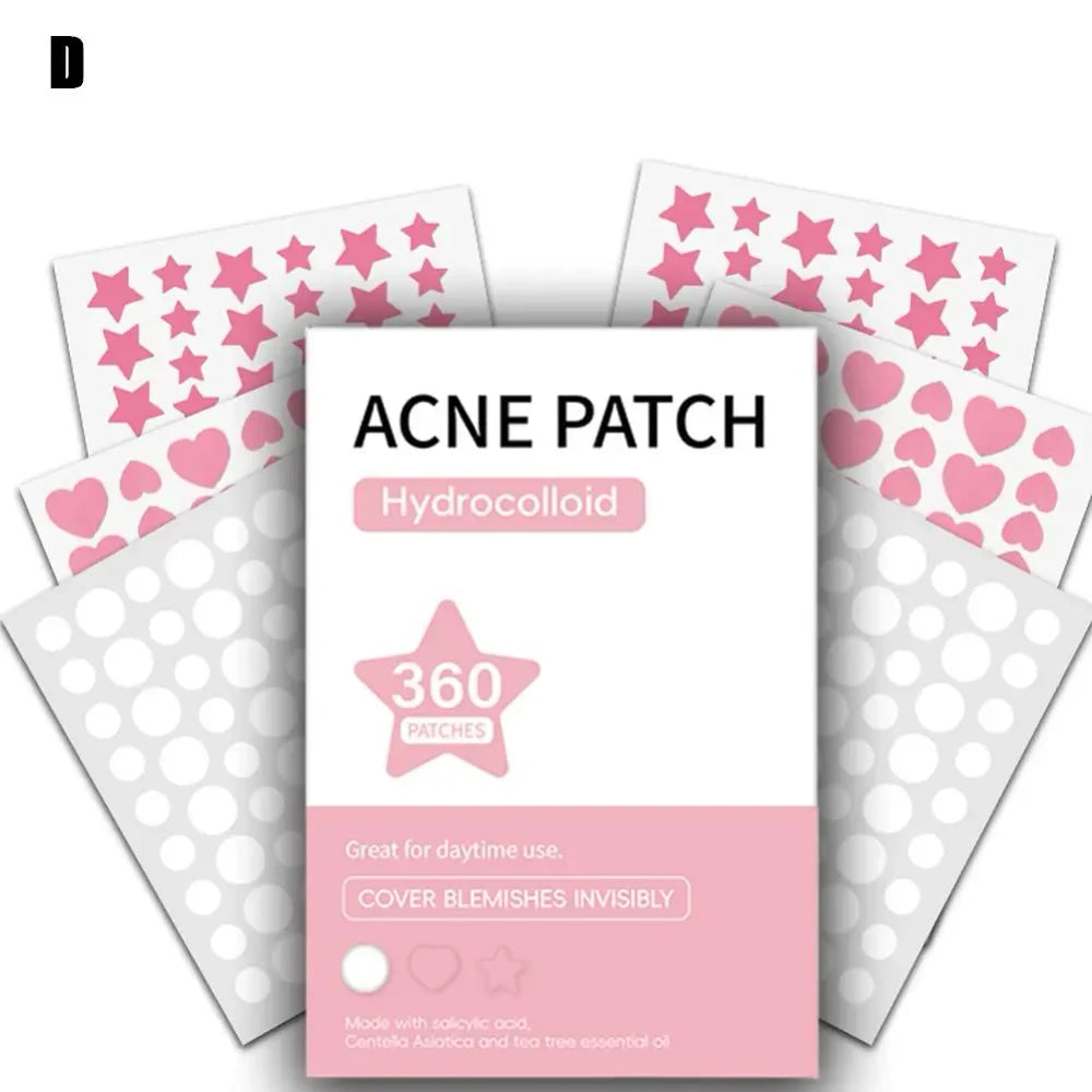 Invisible Hydrocolloid Blemish Patches